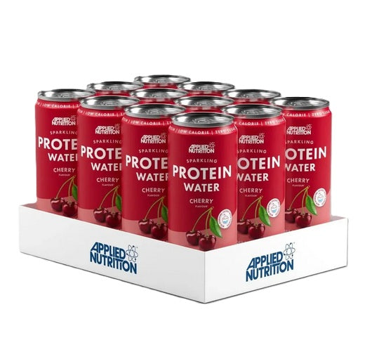 Sparkling Protein Water, Cherry - 12 x 330 ml.