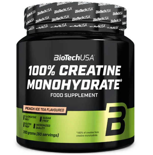 100% Creatine Monohydrate, Peach Ice Tea - 300 grams