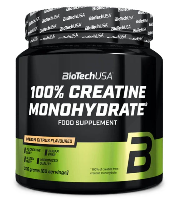 100% Creatine Monohydrate, Neon Citrus - 300 grams