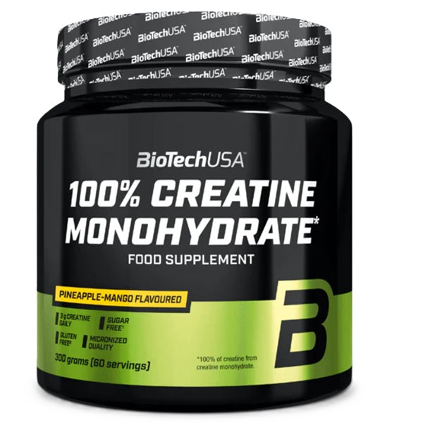 100% Creatine Monohydrate, Pineapple-Mango - 300 grams