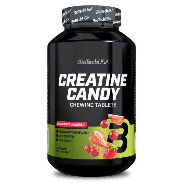 Creatine Candy Chewing Tablets, Red Berry - 240 tablets