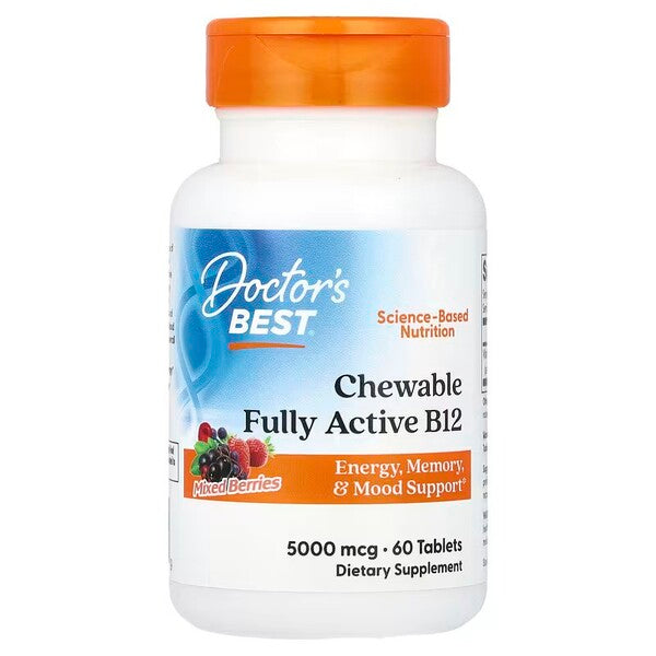 Chewable Fully Active B12, Mixed Berries - 60 tablets