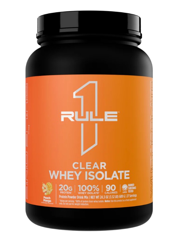 Clear Whey Isolate, Peach Mango - 689 grams
