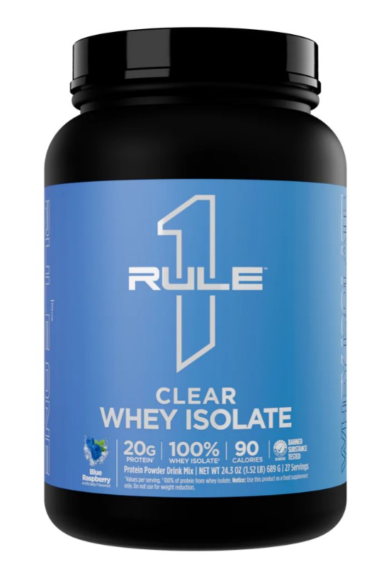 Clear Whey Isolate, Blue Raspberry - 689 grams
