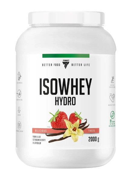 Isowhey Hydro, Vanilla Strawberry - 2000 grams