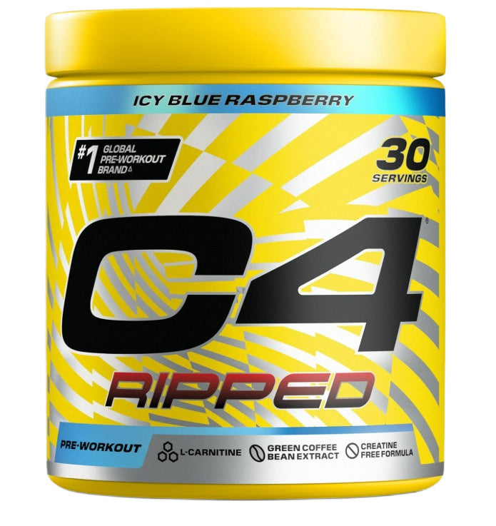C4 Ripped, Icy Blue Raspberry - 189 grams