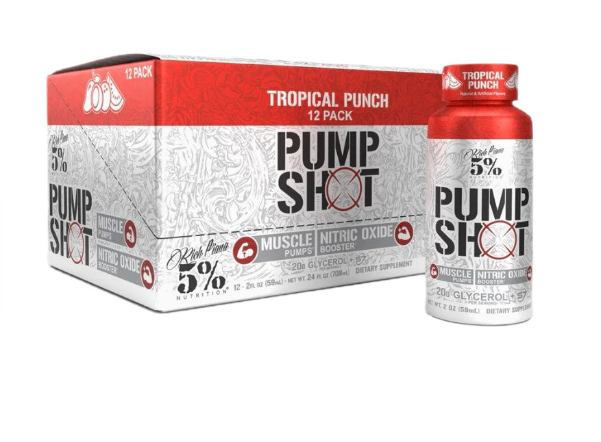 Pump Shot, Tropical Punch - 12 x 59 ml.