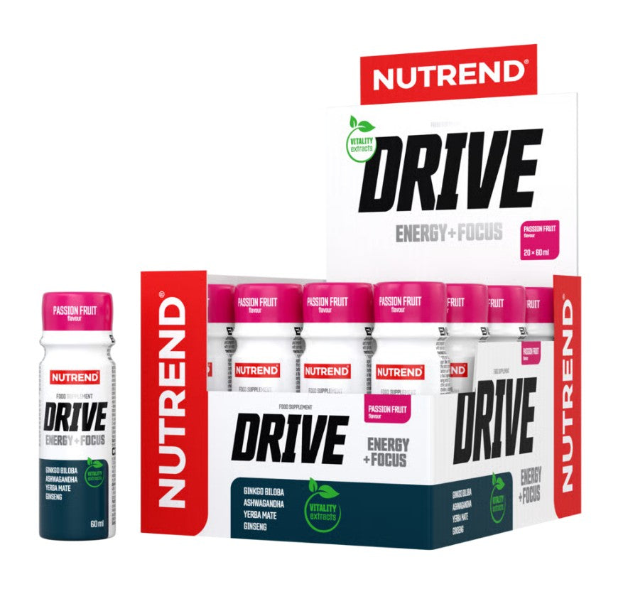Drive Shot, Passion Fruit - 20 x 60 ml.