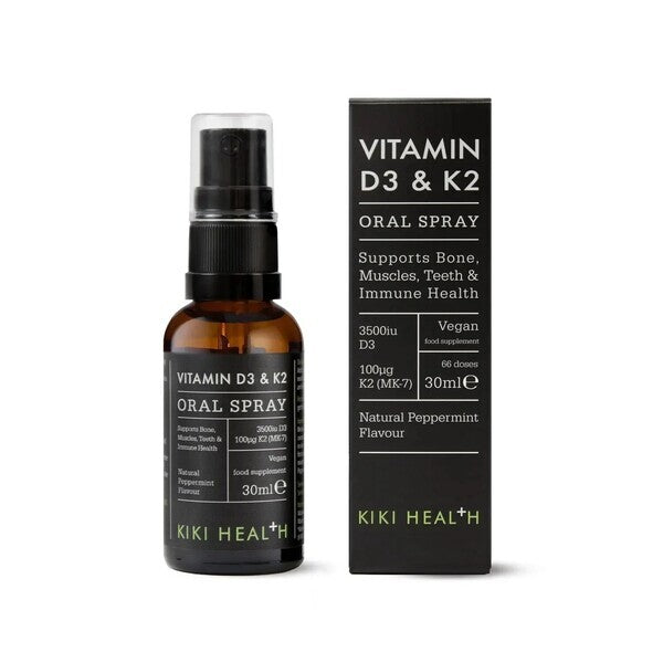 Vitamin D3 & K2 Oral Spray, Natural Peppermint - 30 ml.