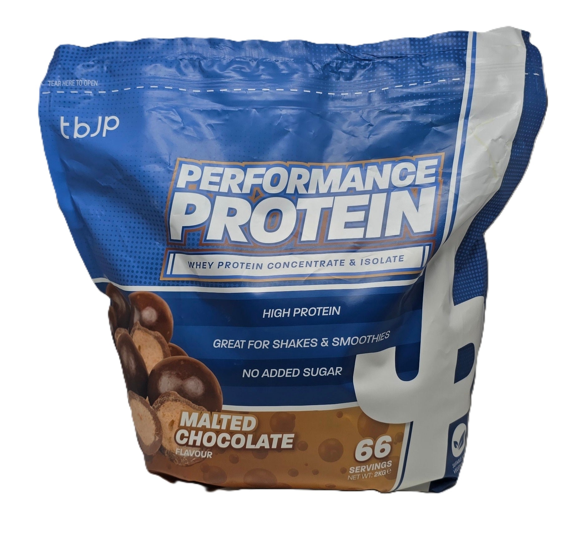 Performance Protein, Malted Chocolate - 2000 grams