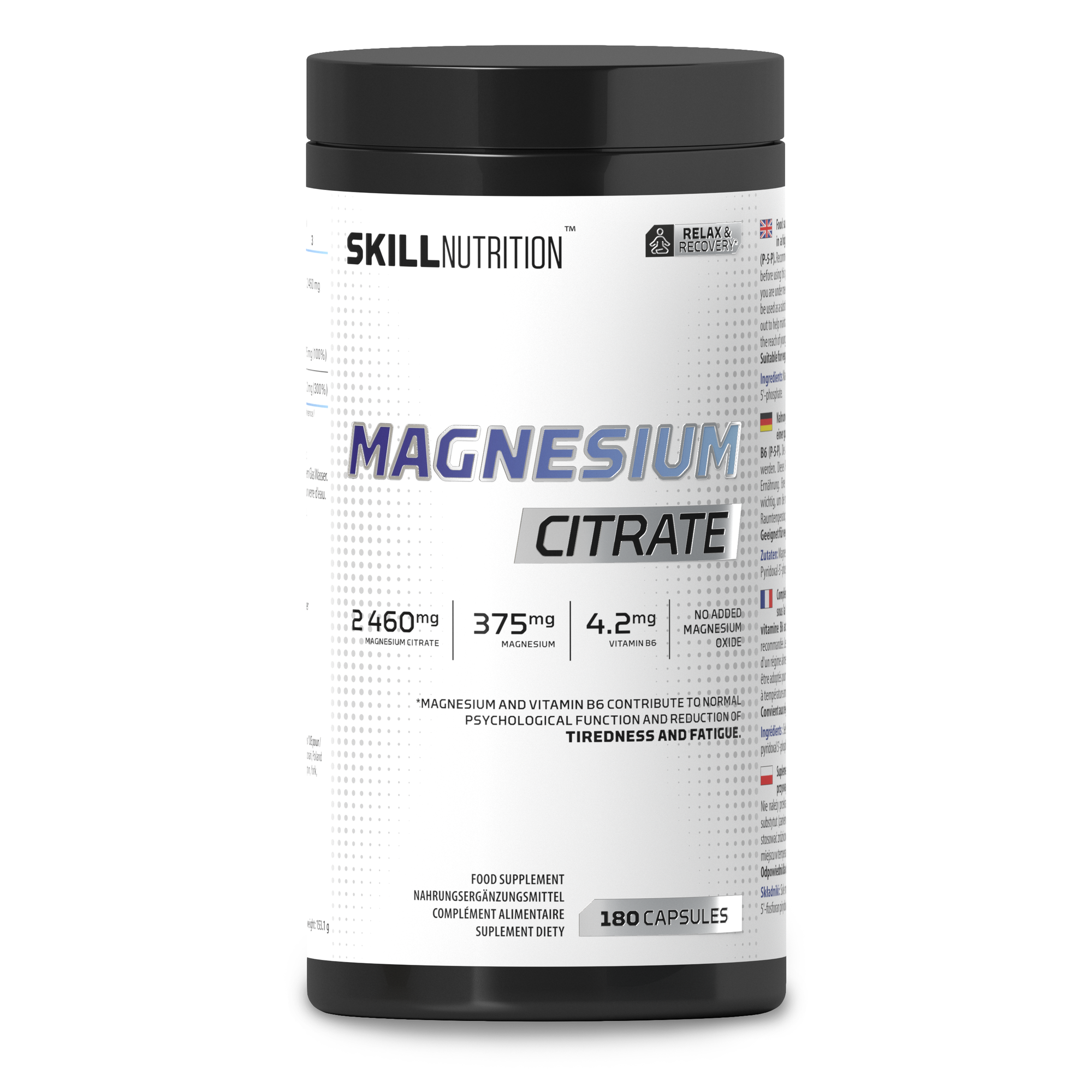 Magnesium Citrate - 180 caps