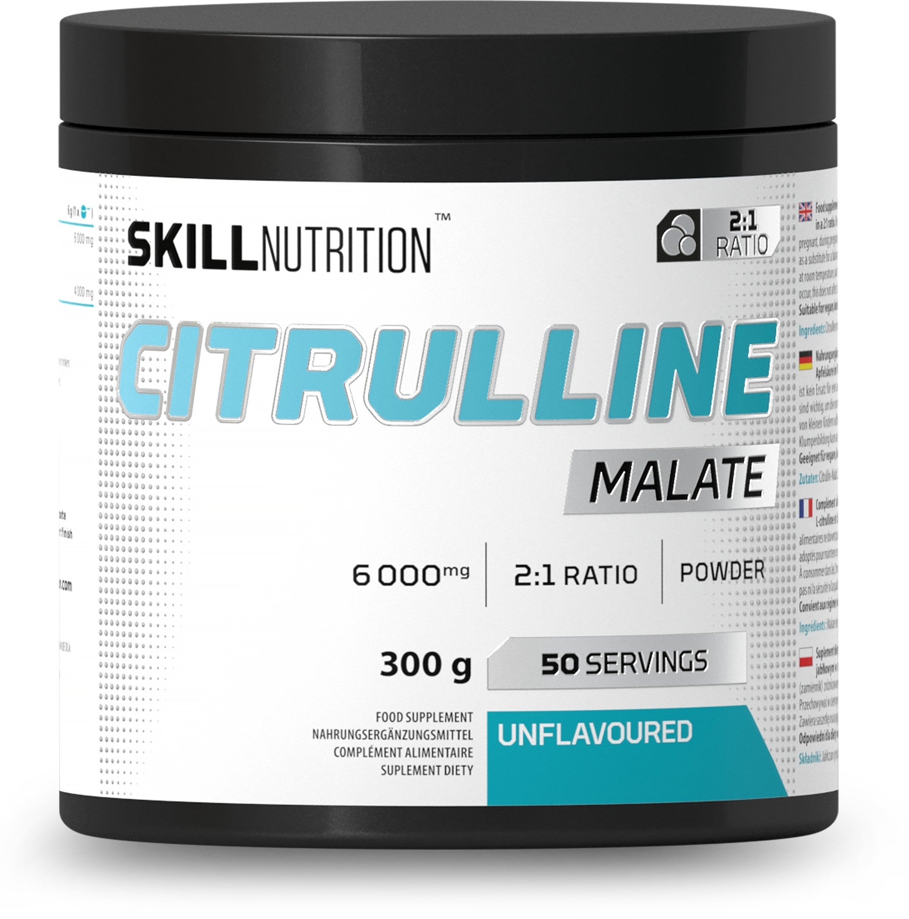 Citrulline Malate 2:1 Powder, Unflavoured - 300 grams