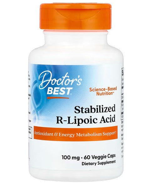 Stabilized R-Lipoic Acid, 100mg - 60 vcaps