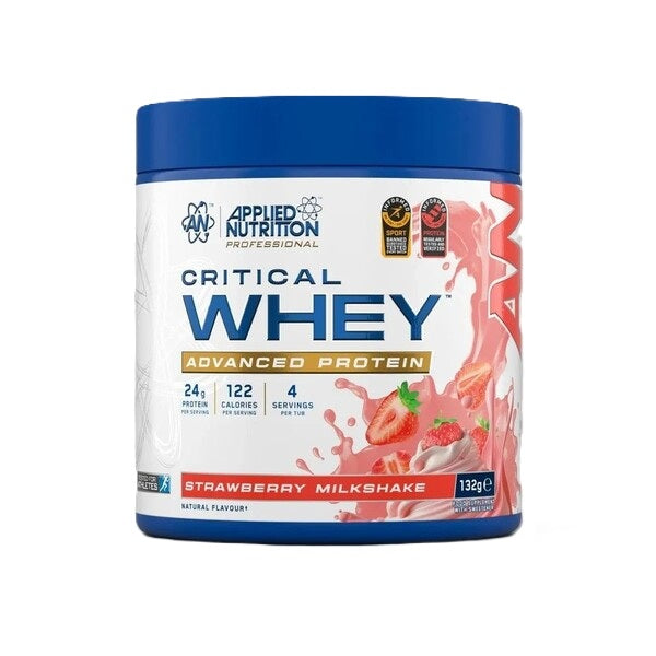 Critical Whey, Strawberry Milkshake - 132 grams (4 servings)