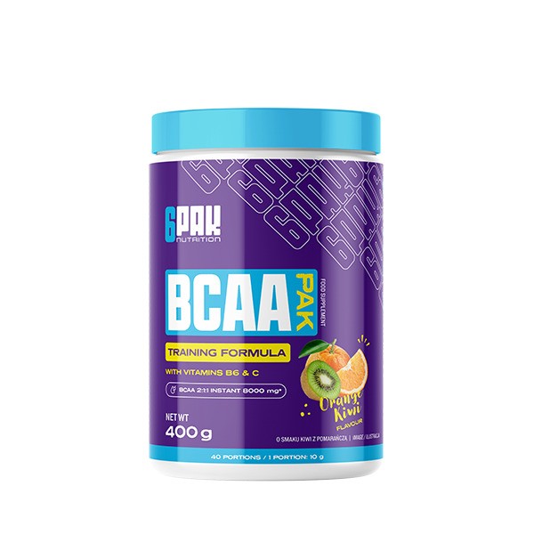 BCAA Pak, Orange Kiwi - 400 grams