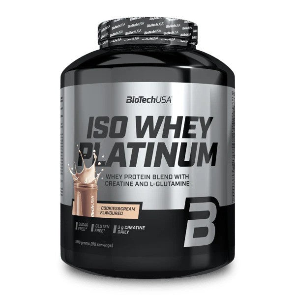Iso Whey Platinum, Cookies & Cream - 1816 grams