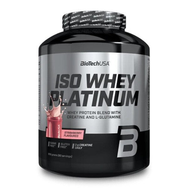 Iso Whey Platinum, Strawberry - 1816 grams