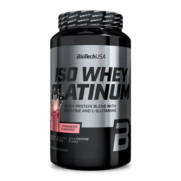 Iso Whey Platinum, Strawberry - 908 grams