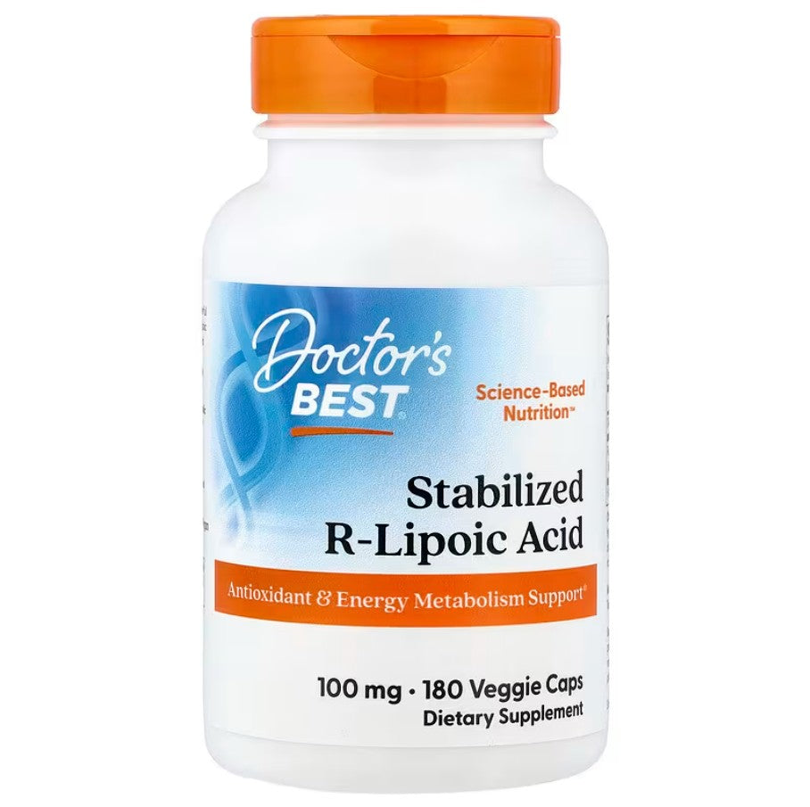 Stabilized R-Lipoic Acid, 100mg - 180 vcaps
