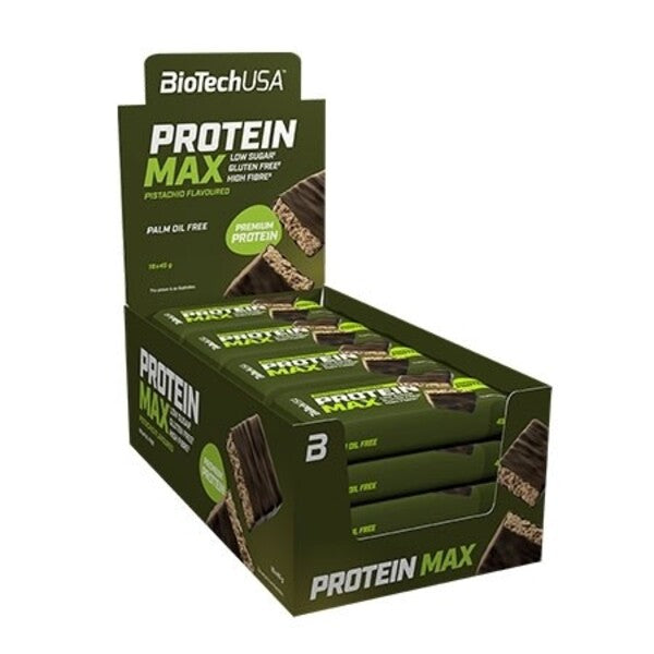 Protein Max Bar, Pistachio - 16 x 45g