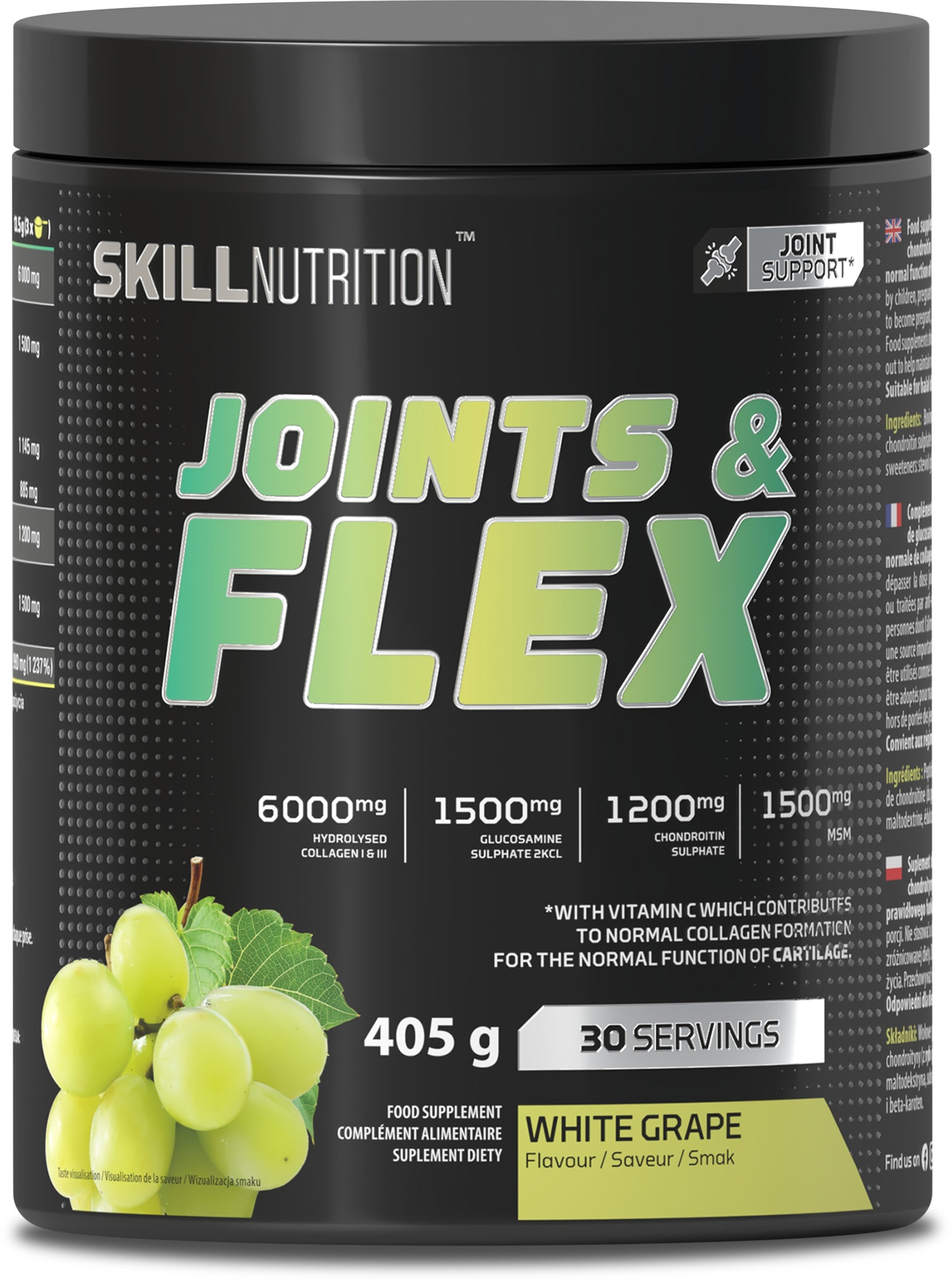 Joints & Flex Powder, White Grape - 405 grams