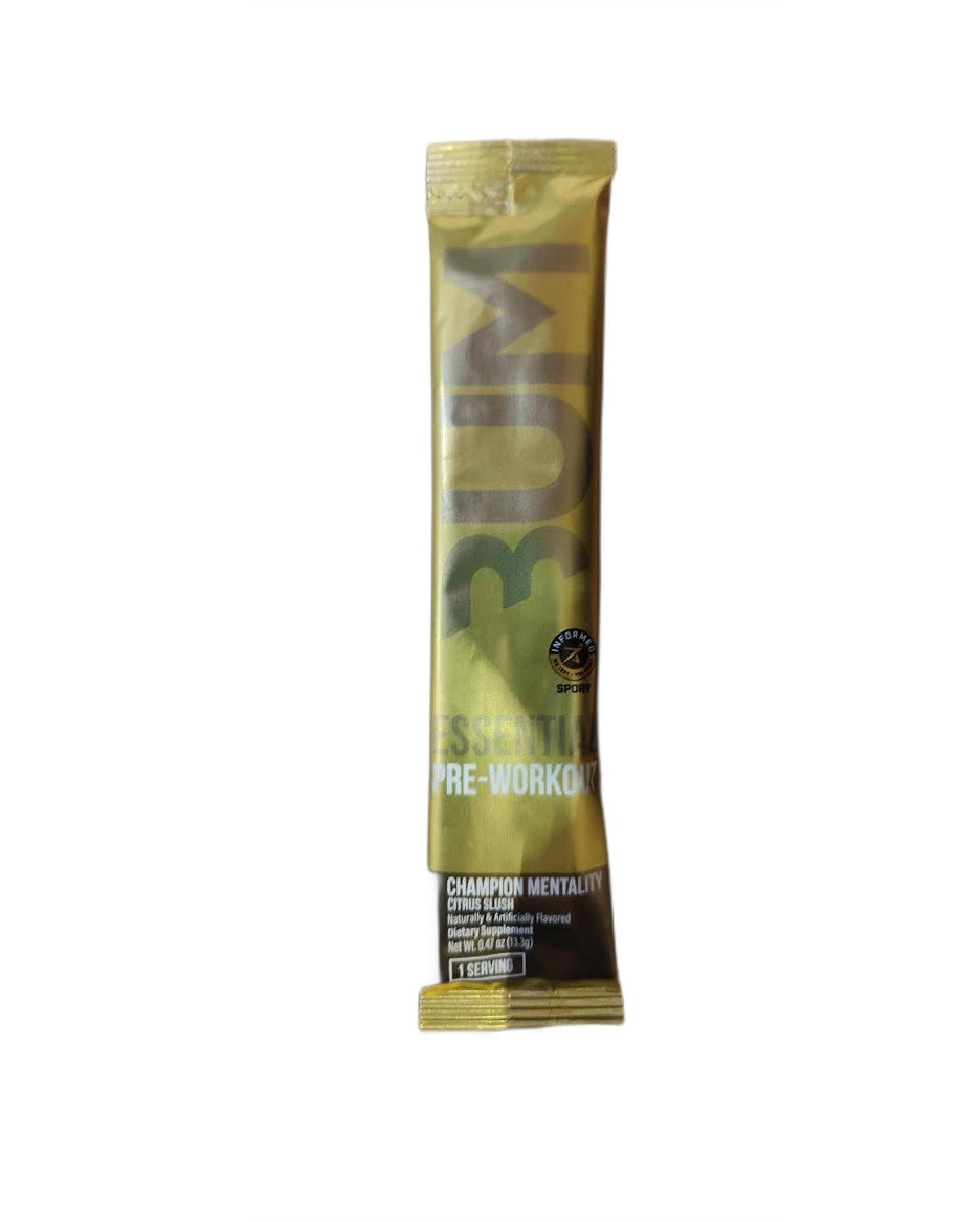 CBUM Essential Pre-Workout, Champions Mentality Citrus Slush - 13.3 grams (1 serving)
