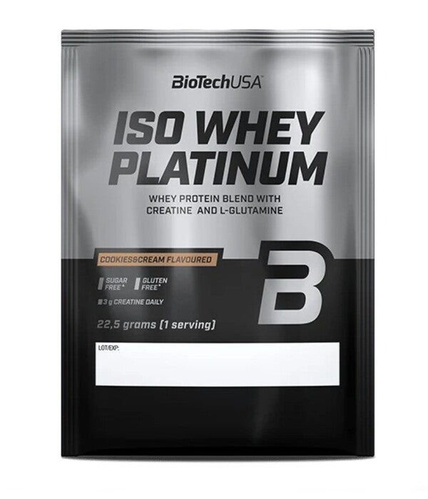 Iso Whey Platinum, Cookies & Cream - 22.5 grams (1 serving)