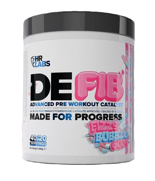 Defib Advanced Pre Workout Catalyst, Fizzy Bubble Gum - 440 grams