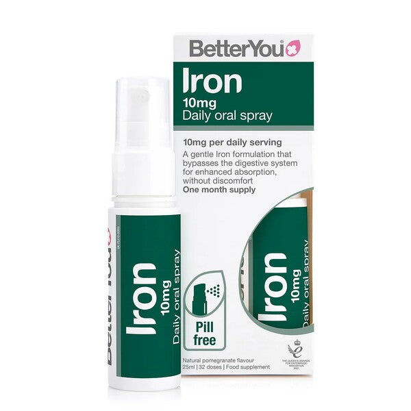 Iron 10mg Daily Oral Spray, Pomegranate - 25 ml.