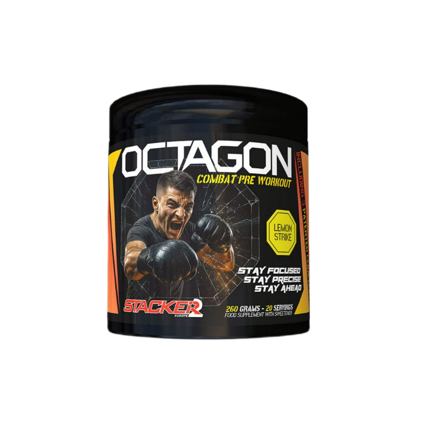 Octagon Pre Workout, Lemon Strike - 260 grams