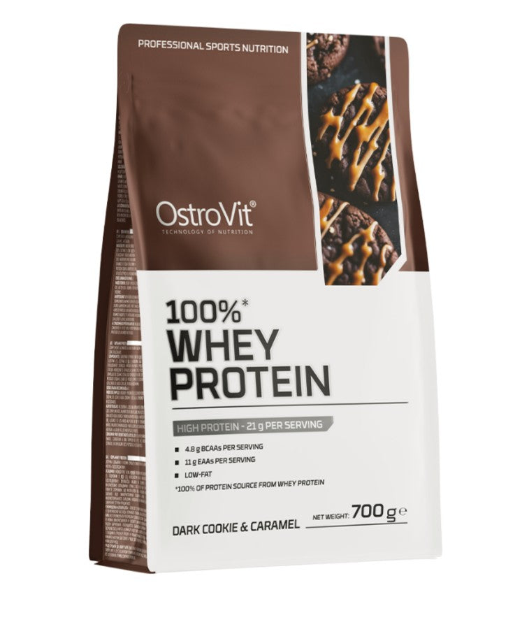 100% Whey Protein, Dark Cookie & Caramel - 700 grams
