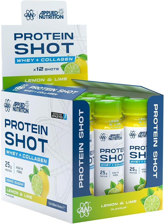 Protein Shot, Lemon & Lime - 12 x 100 ml.