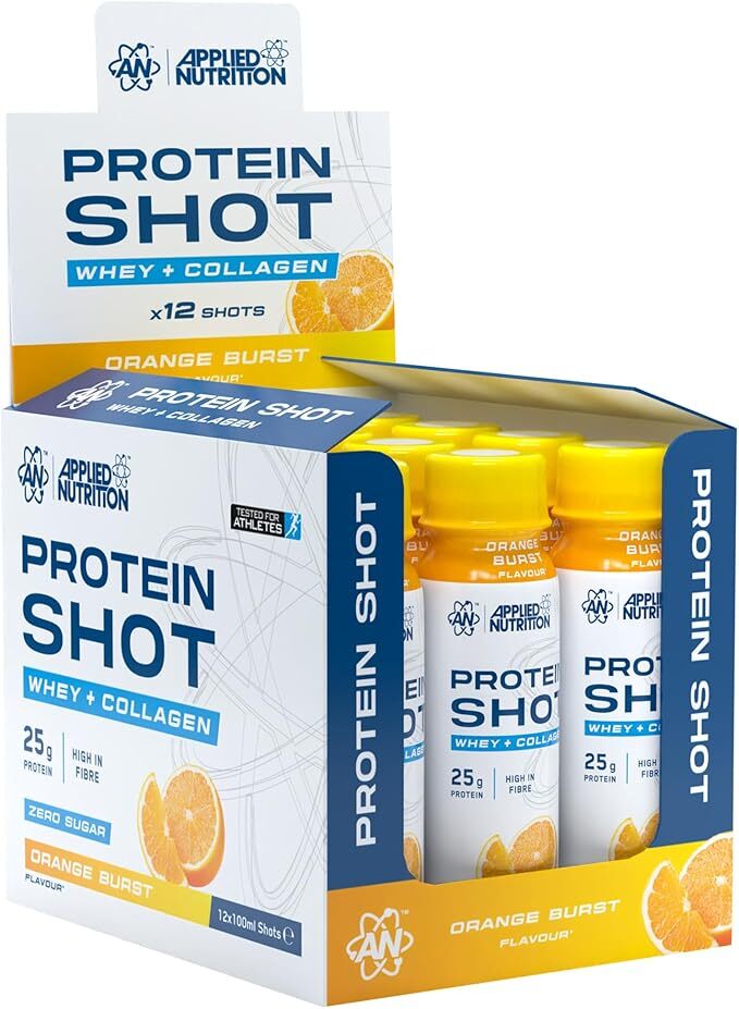 Protein Shot, Orange Burst - 12 x 100 ml.
