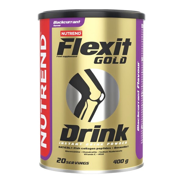 Flexit Gold Drink, Blackcurrant - 400 grams
