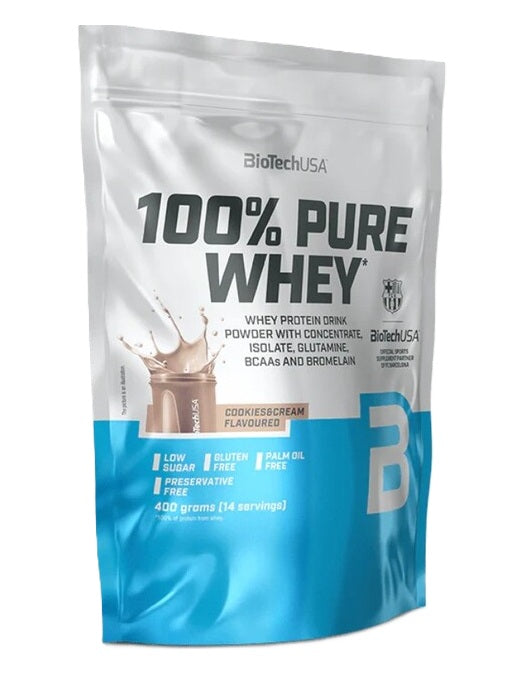 100% Pure Whey, Cookies & Cream (EAN 5999076269594) - 400 grams