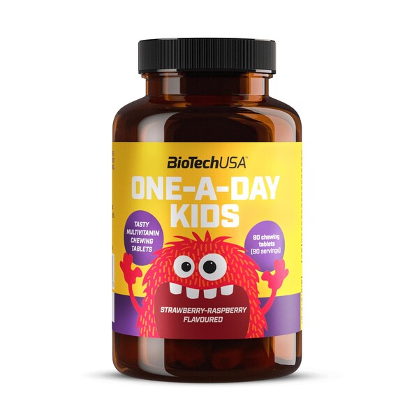 One-A-Day Kids, Strawberry Raspberry - 90 chewing tabs