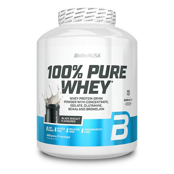100% Pure Whey, Black Biscuit - 2000 grams