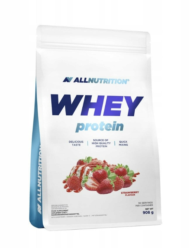 Whey Protein, Strawberry - 908 grams