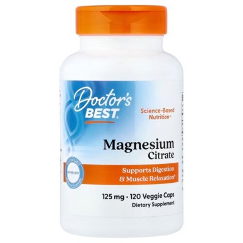 Magnesium Citrate, 125mg - 120 vcaps