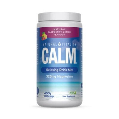 Calm Relaxing Drink Mix, Natural Raspberry-Lemon - 400 grams