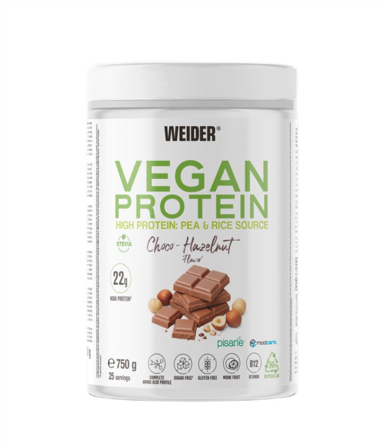 Vegan Protein, Choco-Hazelnut - 750 grams