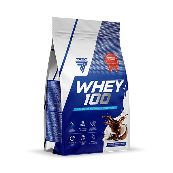 Whey 100 (Bag), Chocolate Coconut - 700 grams
