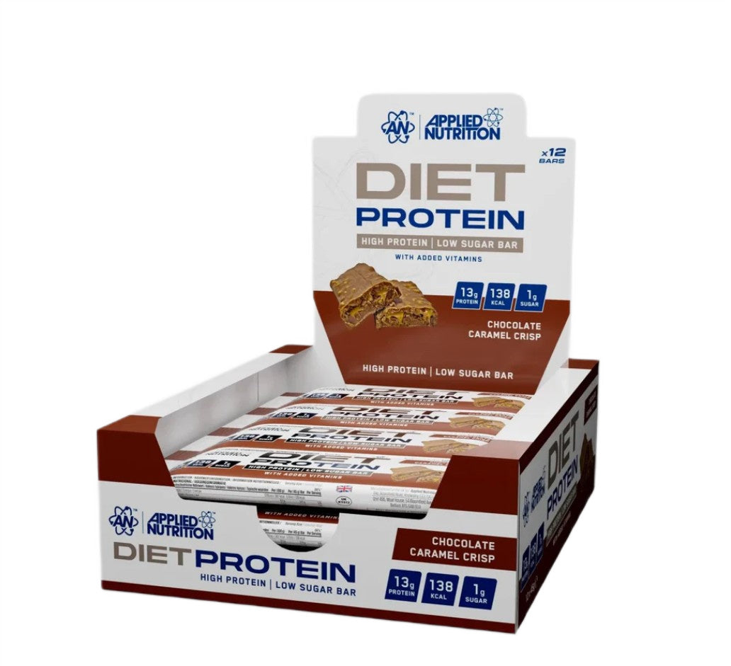 Diet Protein Bar, Chocolate Caramel Crisp - 12 x 45g