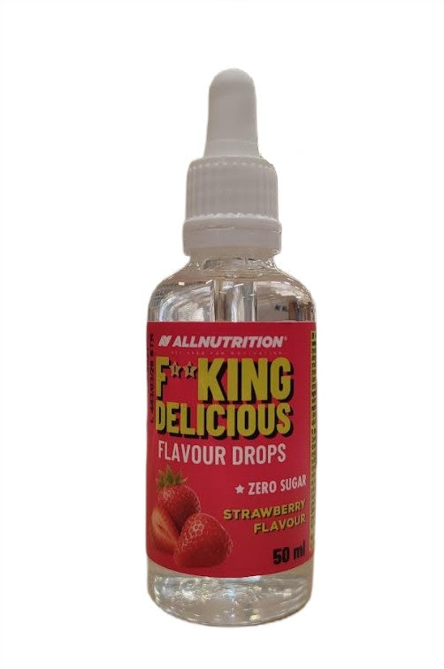 Fitking Delicious Flavour Drops, Strawberry - 50 ml.
