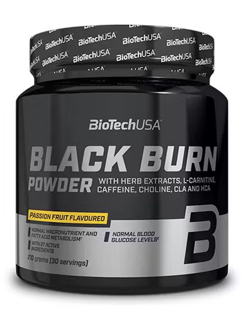 Black Burn Powder, Passion Fruit - 210 grams