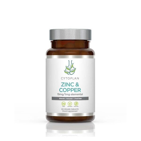 Zinc & Copper - 60 tablets