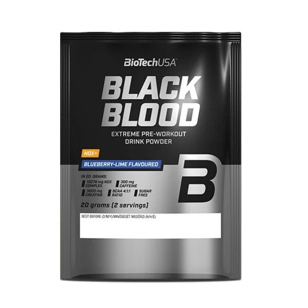 Black Blood NOX+, Blueberry-Lime - 20 grams (2 servings)