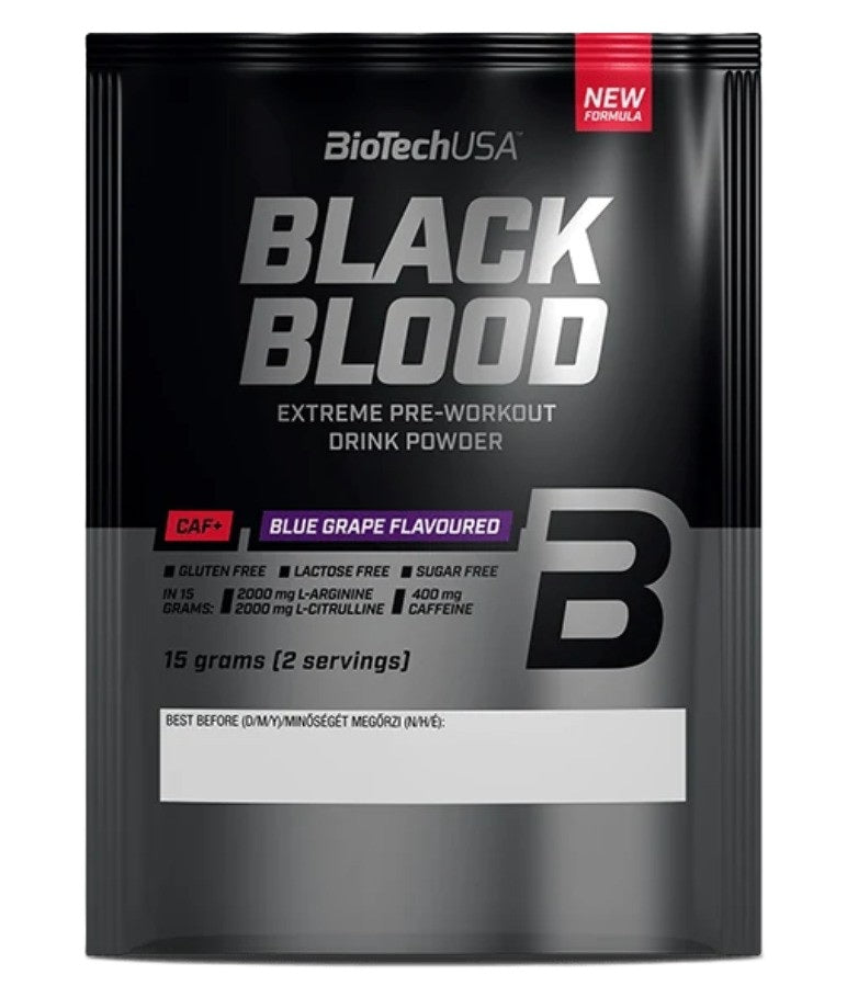 Black Blood CAF+, Blue Grape - 15 grams (2 servings)