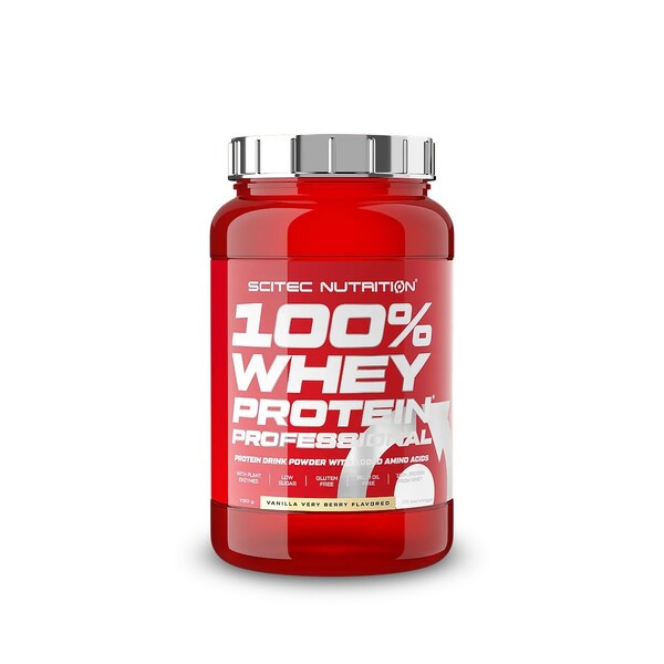 100% Whey Protein Professional, Vanilla Very Berry - 780 grams