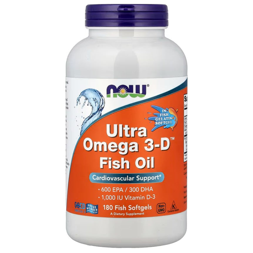 Ultra Omega 3-D Fish Oil - 180 softgels